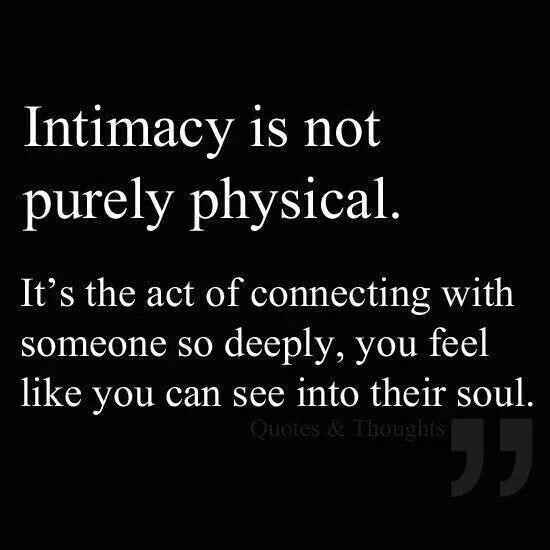 intimacy without sex